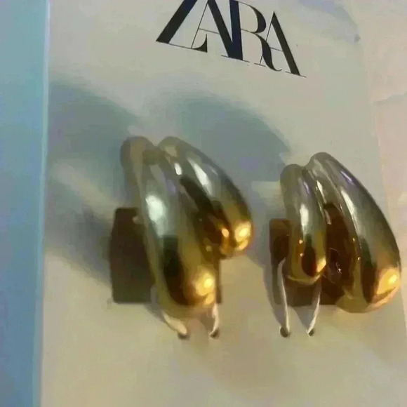 🔥🔥zara gold double ring - Picture 2 of 3